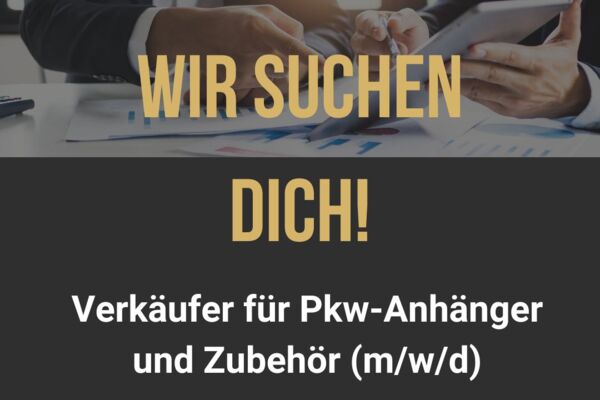 Lust auf Anhängen statt Abhängen? - Wir suchen Dich!