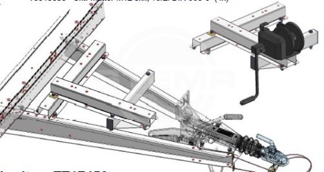 Windenstand / -traverse für Carrier XL