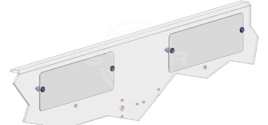 Abdeckbleche für Auffahrrampenschacht SHDK
