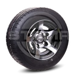 Rad 195/55 R10C 98/96N (5-Loch-Alufelge schwarz/silber)