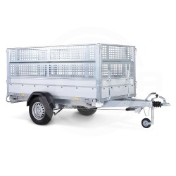 Gitteraufsatz 66 cm hoch für Systema-Tieflader..-25-15.. mit Zink-Bordwand